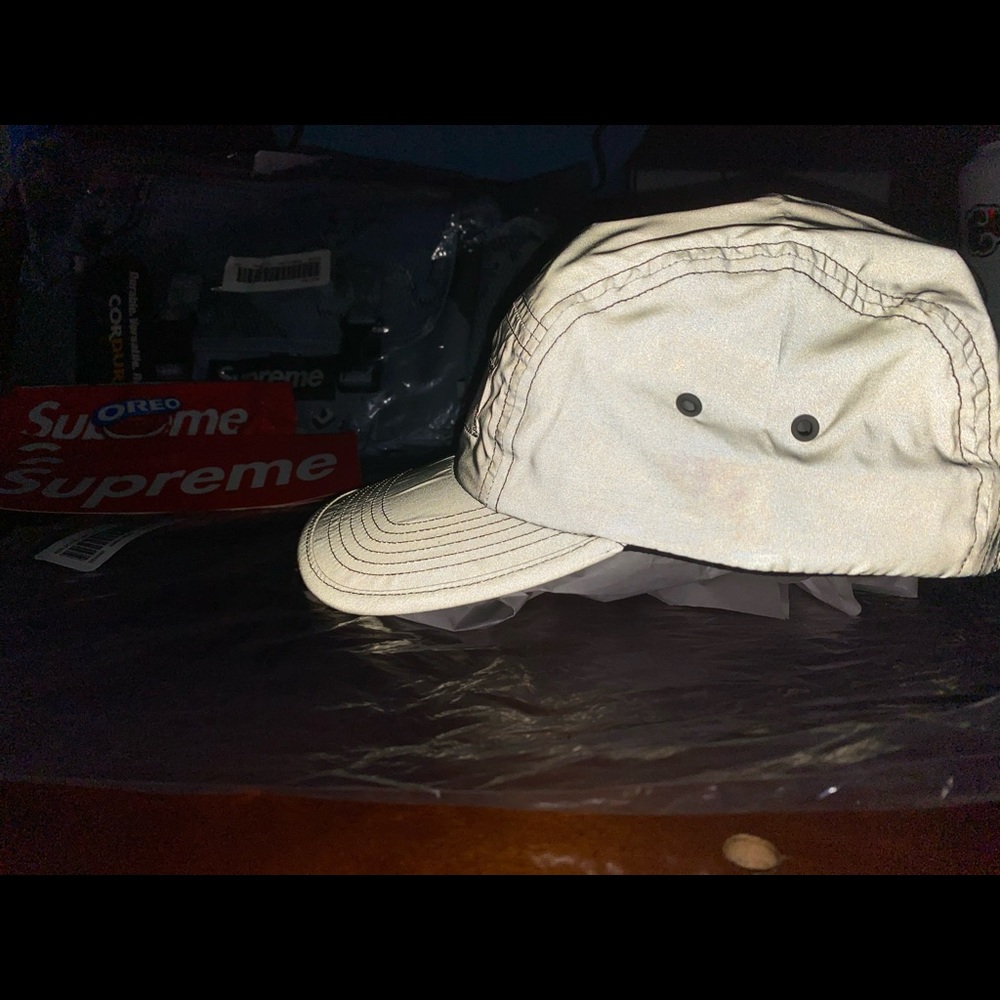 Supreme Reflective Camp Cap SS20 Green - Picture 7 of 7